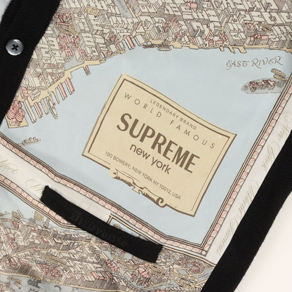 23AW シルク マップ切替し ニット カーディガン(Silk Map Cardigan)