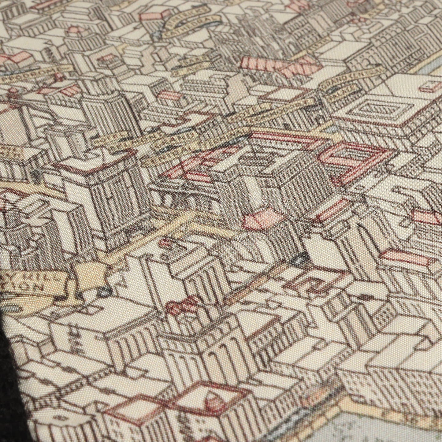 23AW シルク マップ切替し ニット カーディガン(Silk Map Cardigan)