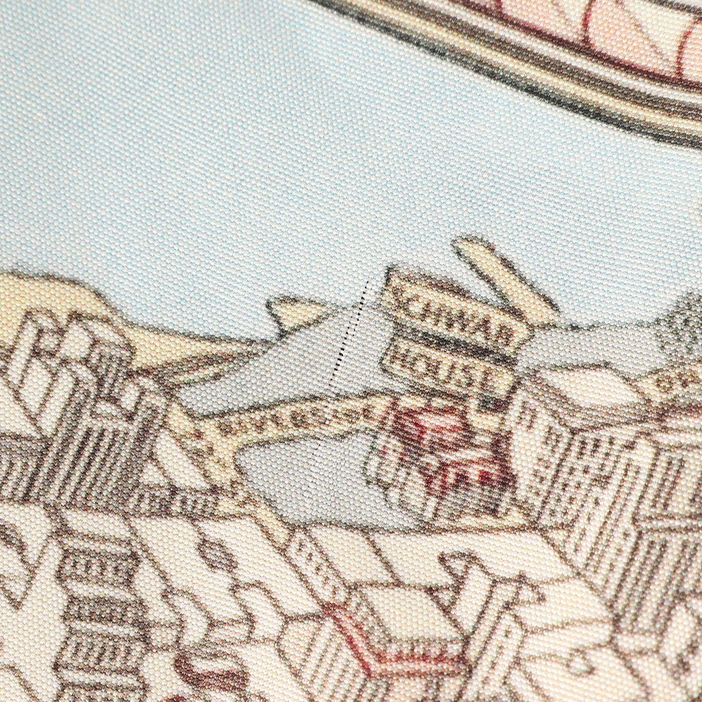 23AW シルク マップ切替し ニット カーディガン(Silk Map Cardigan)