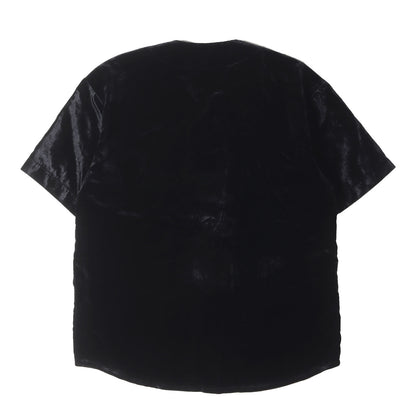 25SS アーチロゴ ベルベット ベースボールシャツ(Velvet Baseball Jersey)