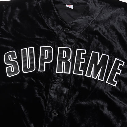 25SS アーチロゴ ベルベット ベースボールシャツ(Velvet Baseball Jersey)