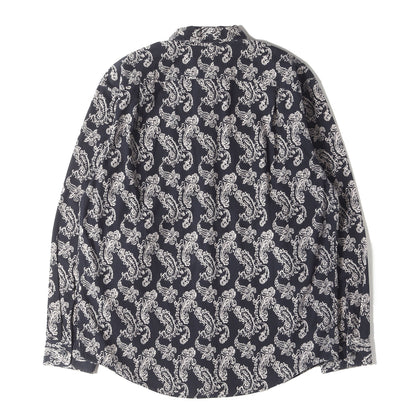 24AW ペイズリー柄 フランネルシャツ(Paisley Flannel Shirt)