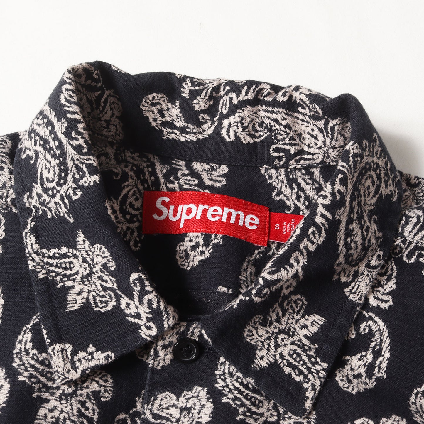 24AW ペイズリー柄 フランネルシャツ(Paisley Flannel Shirt)