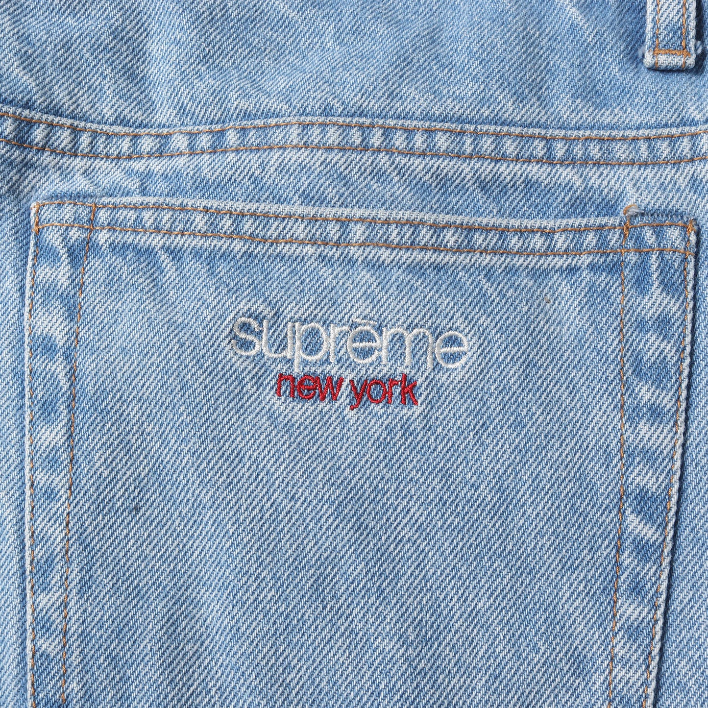 22AW クラシックロゴ刺繍 バギー デニムパンツ(Baggy Jean)