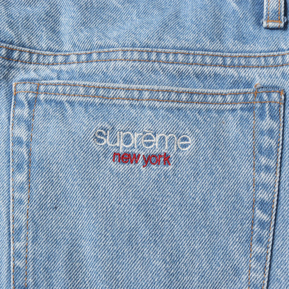 22AW クラシックロゴ刺繍 バギー デニムパンツ(Baggy Jean)