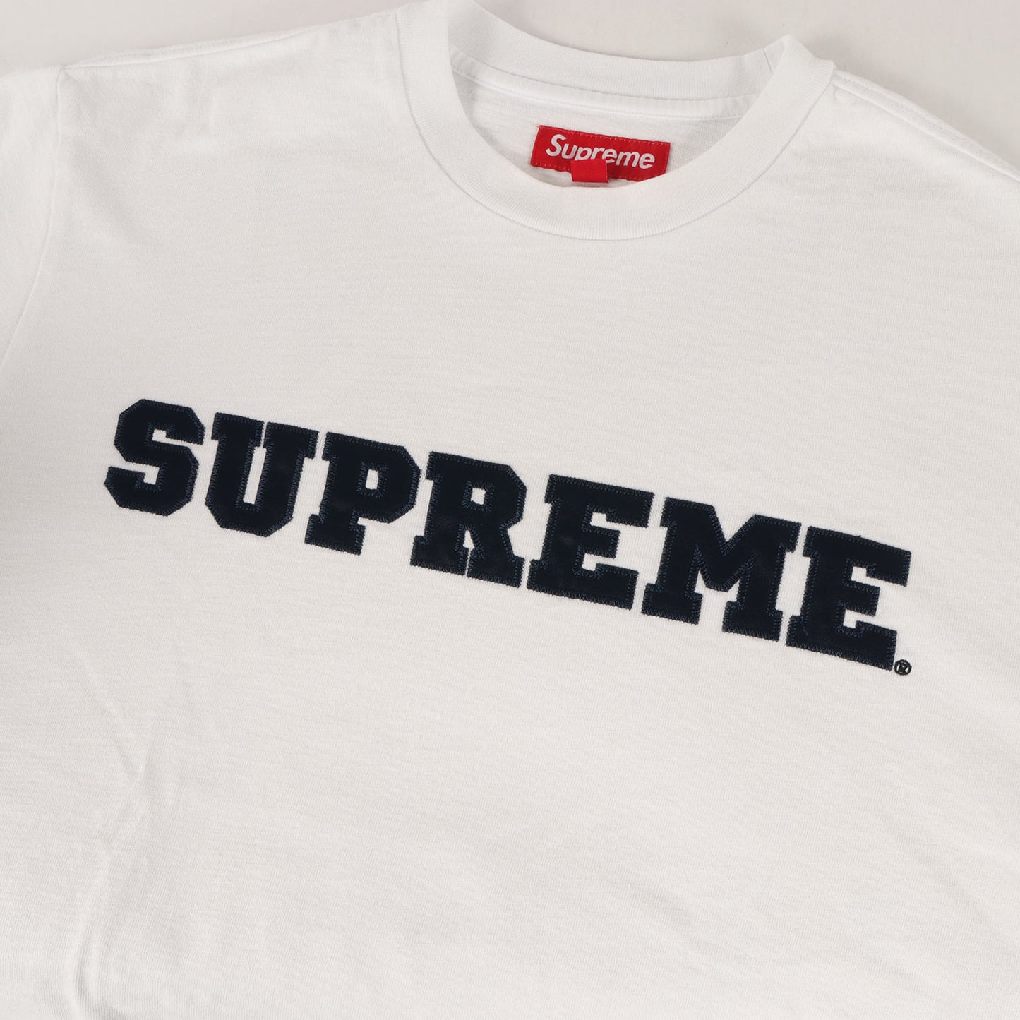 23AW カレッジ アップリケロゴ ヘビー Tシャツ (Collegiate S/S Top)