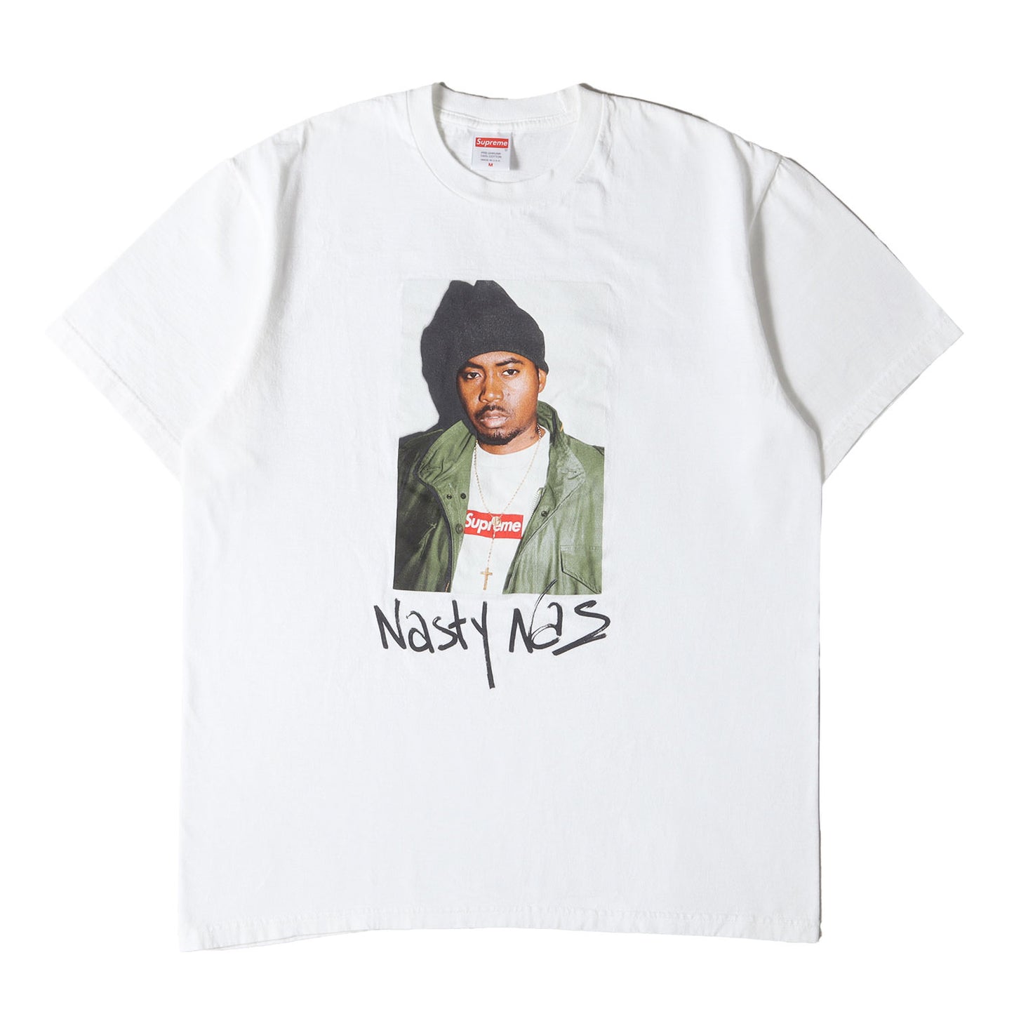 ナズ フォト クルーネック Tシャツ(Nas Tee)