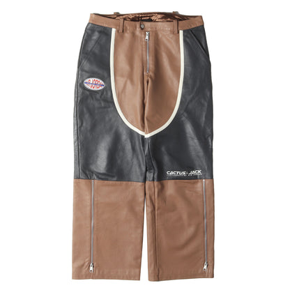 23SS ×Travis Scott / Cactus Jack JORDAN レザー モトクロス パンツ(W J SP TS MOTO PANT)