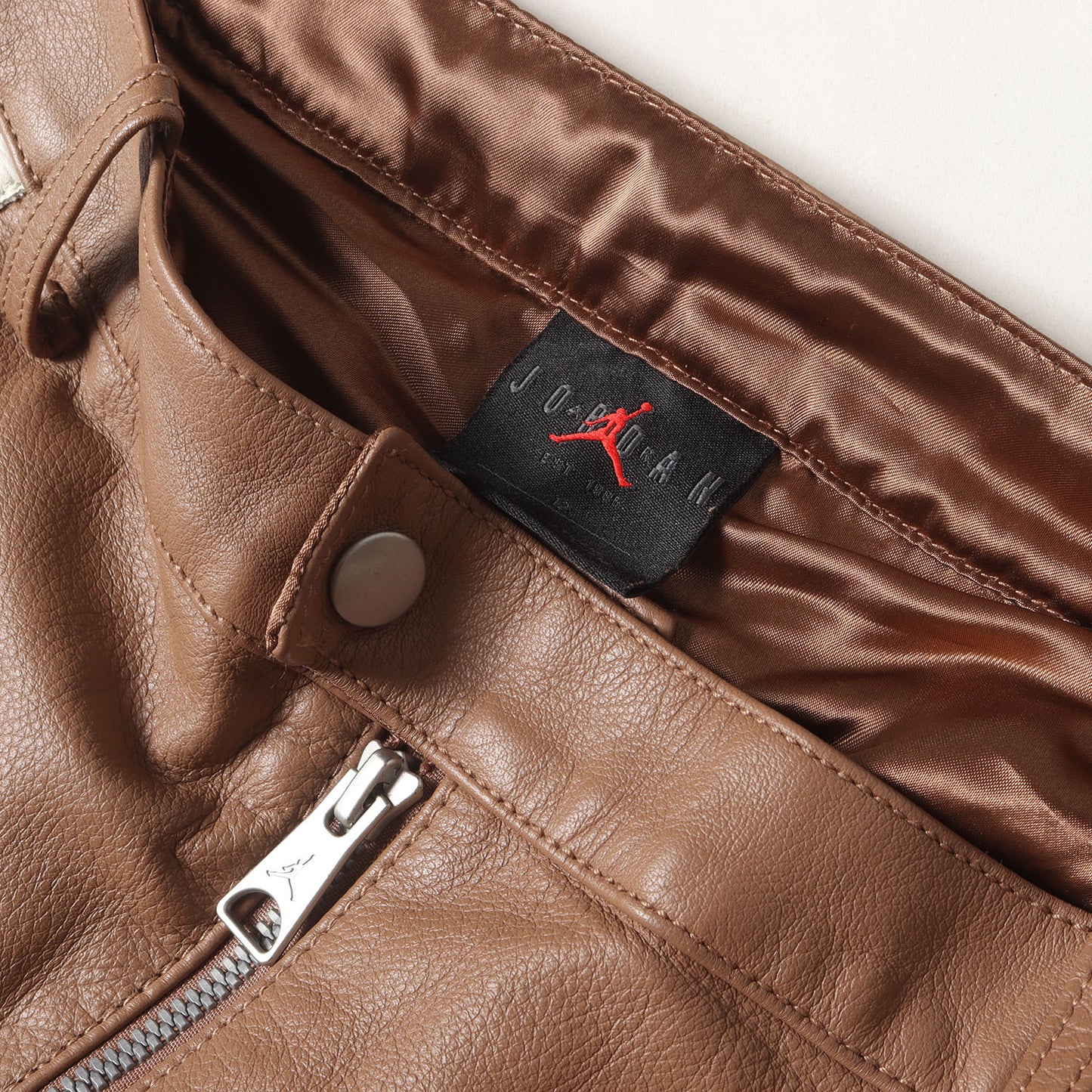 23SS ×Travis Scott / Cactus Jack JORDAN レザー モトクロス パンツ(W J SP TS MOTO PANT)