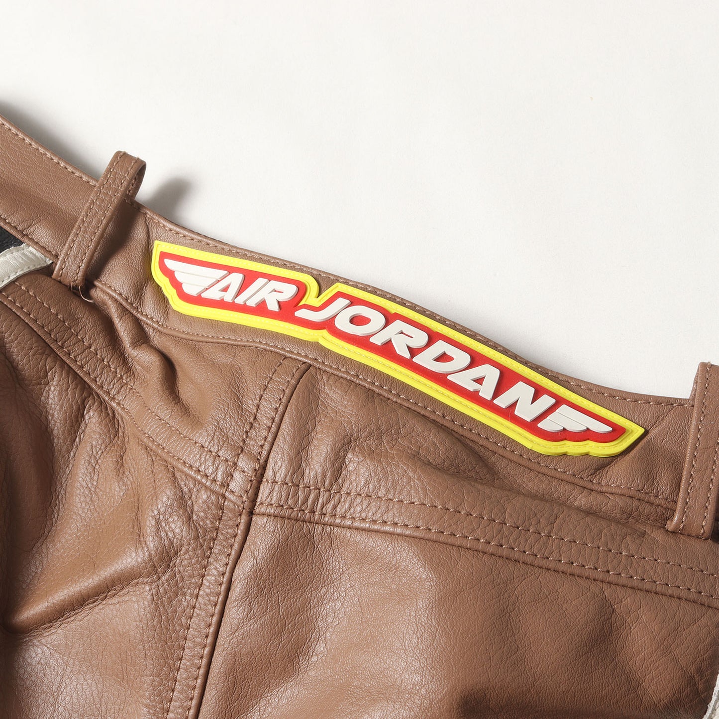 23SS ×Travis Scott / Cactus Jack JORDAN レザー モトクロス パンツ(W J SP TS MOTO PANT)