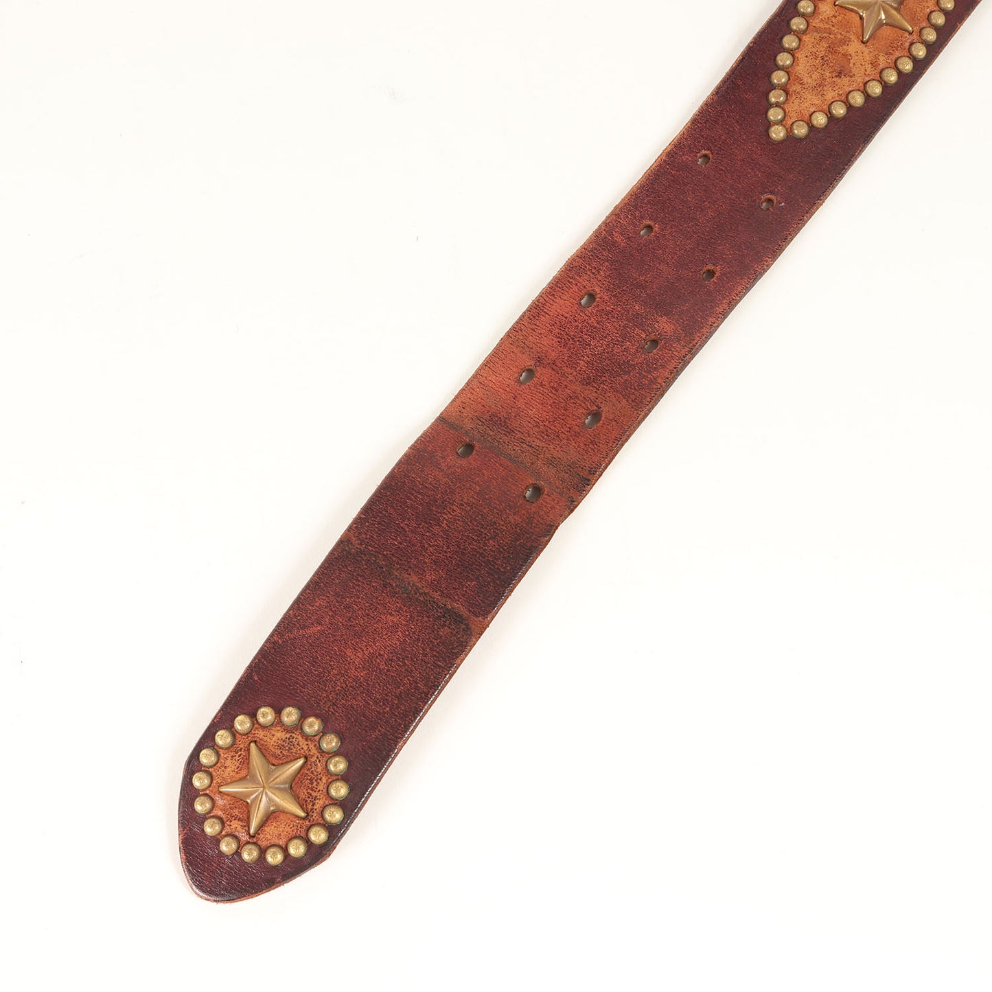 スタースタッズ レザー ベルト