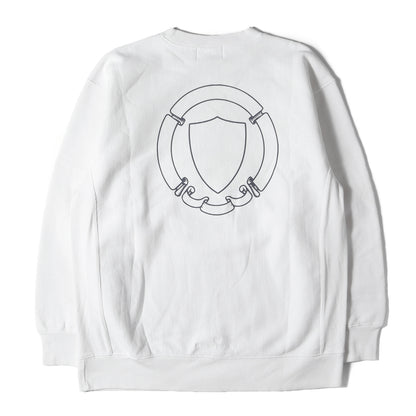 FRAGMENT UNIVERSITY リバースウィーブ クルーネック スウェット