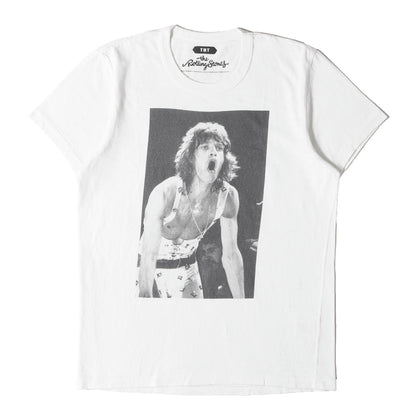 21SS ×The Rolling Stones ミック・ジャガー フォト Tシャツ