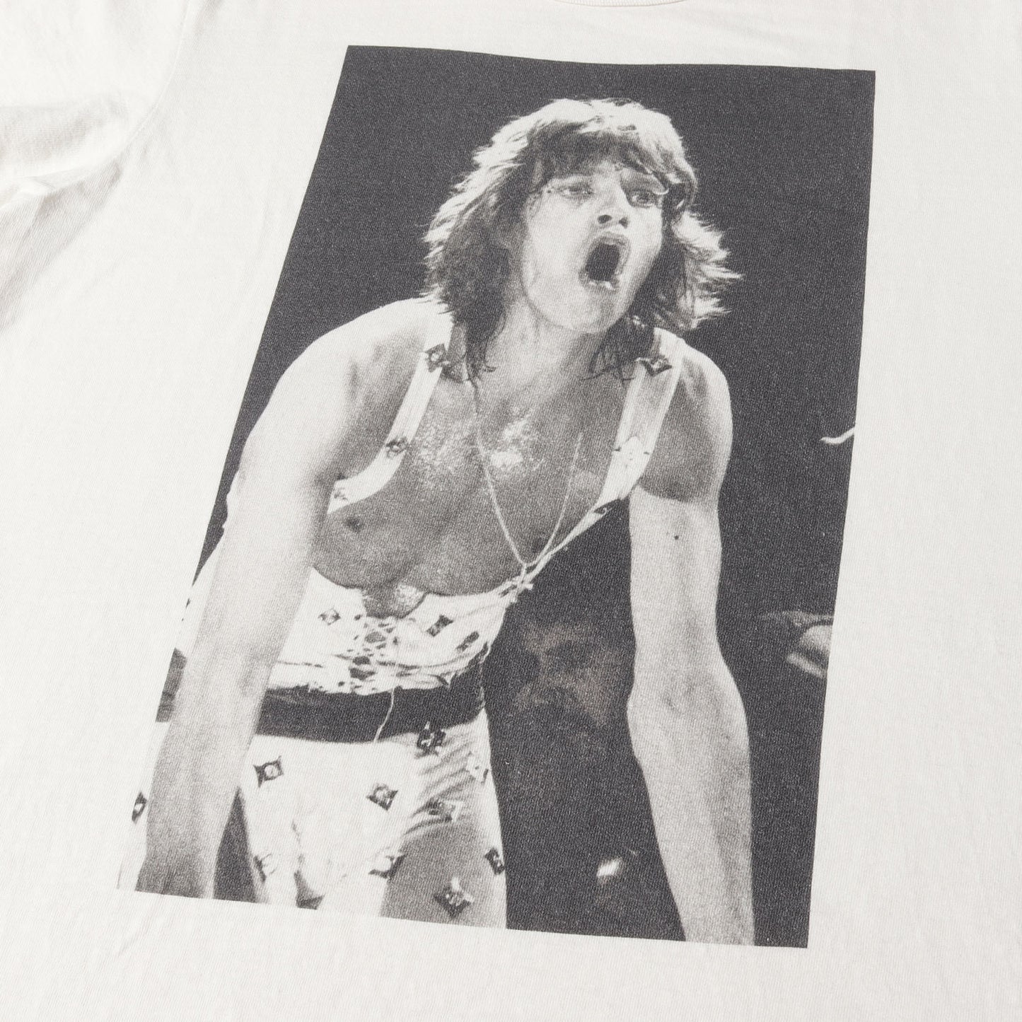 21SS ×The Rolling Stones ミック・ジャガー フォト Tシャツ