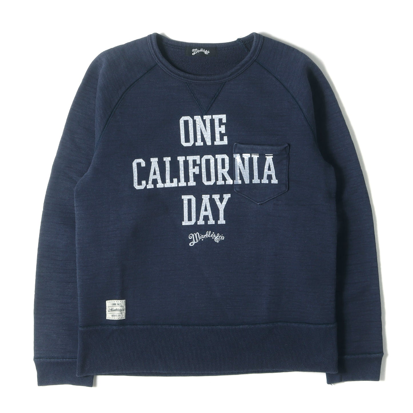 ポケット付き ヘビー クルーネック スウェット