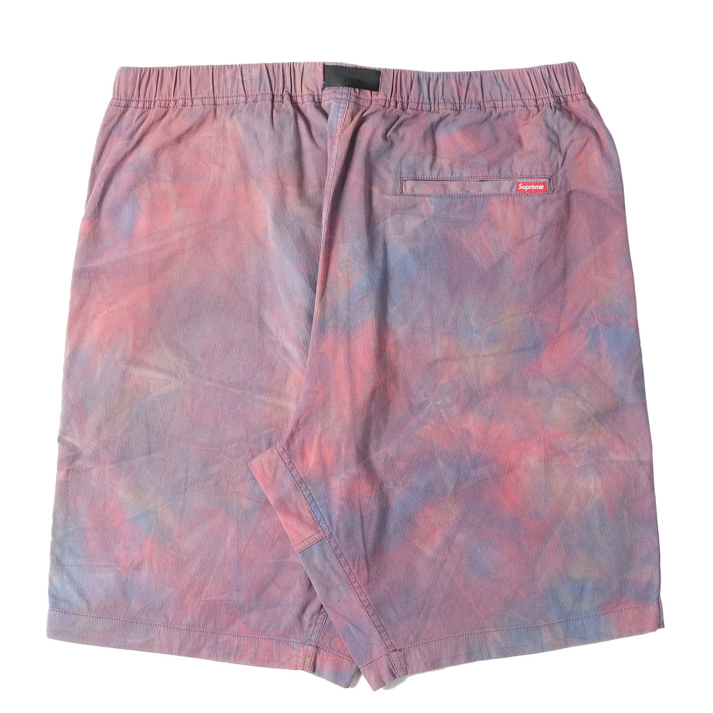 マーブル染め ベルト付き イージーショーツ(Marbled Belted Short)