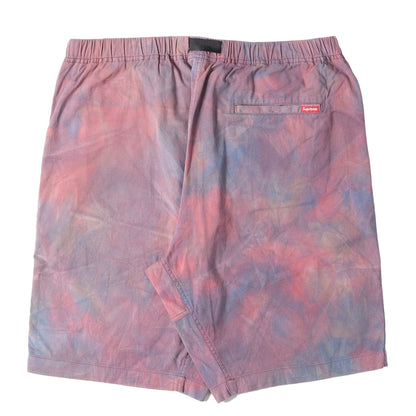 マーブル染め ベルト付き イージーショーツ(Marbled Belted Short)