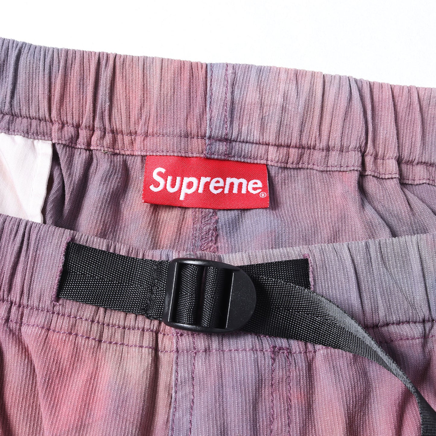 マーブル染め ベルト付き イージーショーツ(Marbled Belted Short)