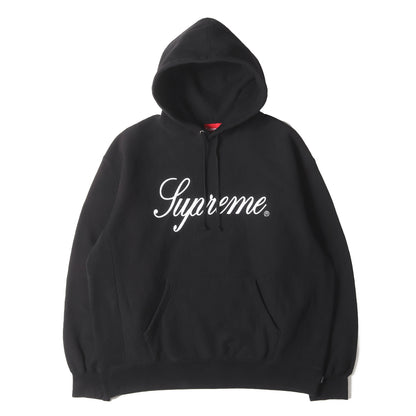 23AW スクリプトロゴ刺繍 スウェットパーカー(Raised Script Hooded Sweatshirt)