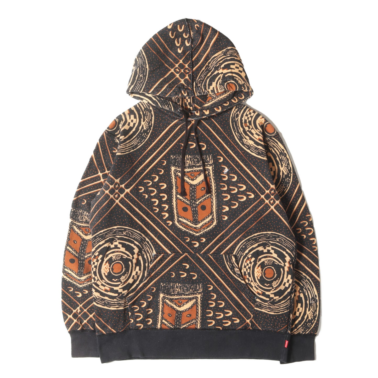 総柄デザイン スウェットパーカー(Cairo Pullover)