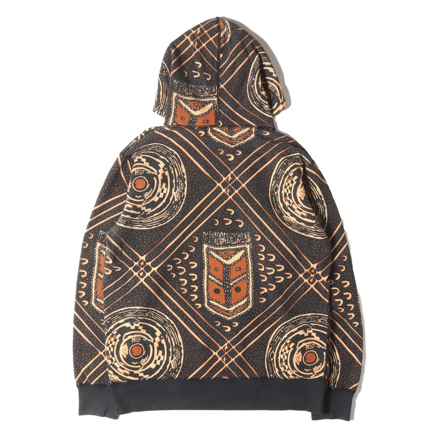 総柄デザイン スウェットパーカー(Cairo Pullover)