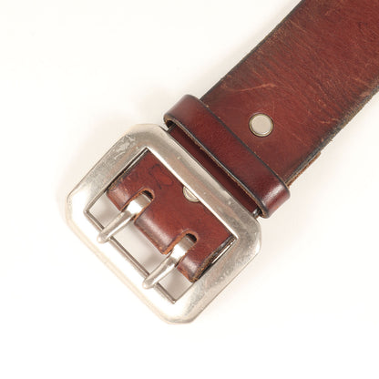 ブライドルレザー ギャリソン ベルト (RCL60001 BROWN TWIN PIN)