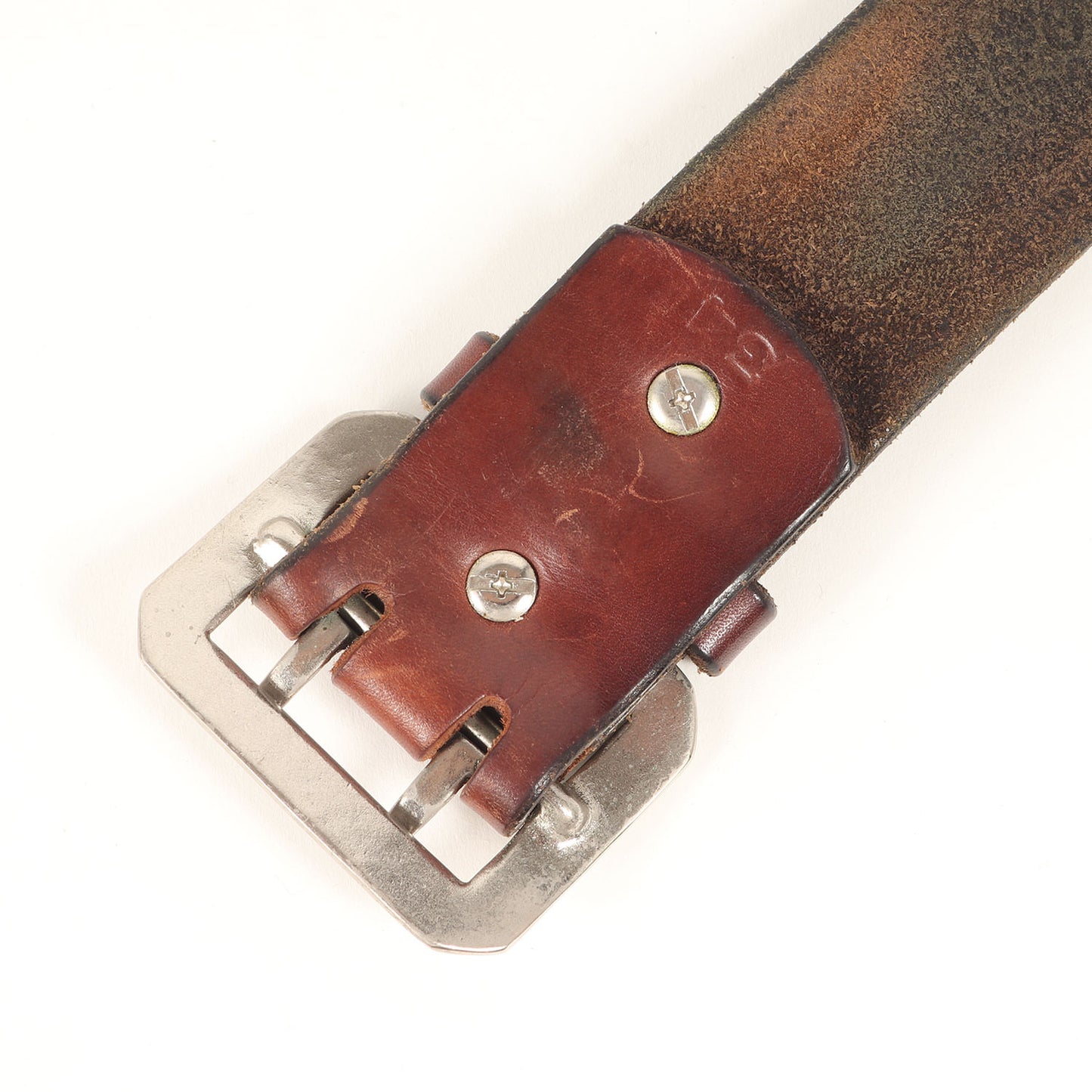 ブライドルレザー ギャリソン ベルト (RCL60001 BROWN TWIN PIN)