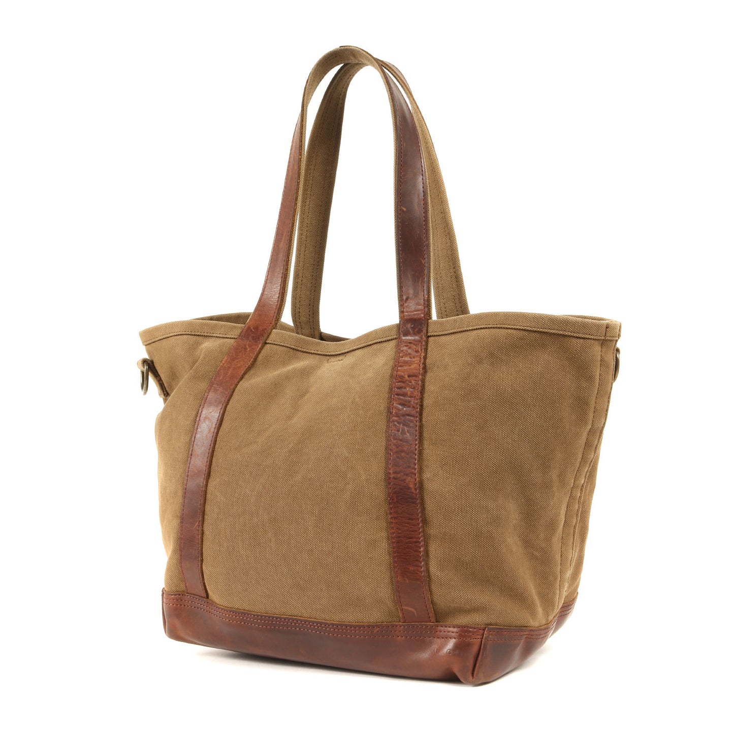 レザーコンビ キャンバス トートバッグ (AGING CANVAS 2WAY TOTE)