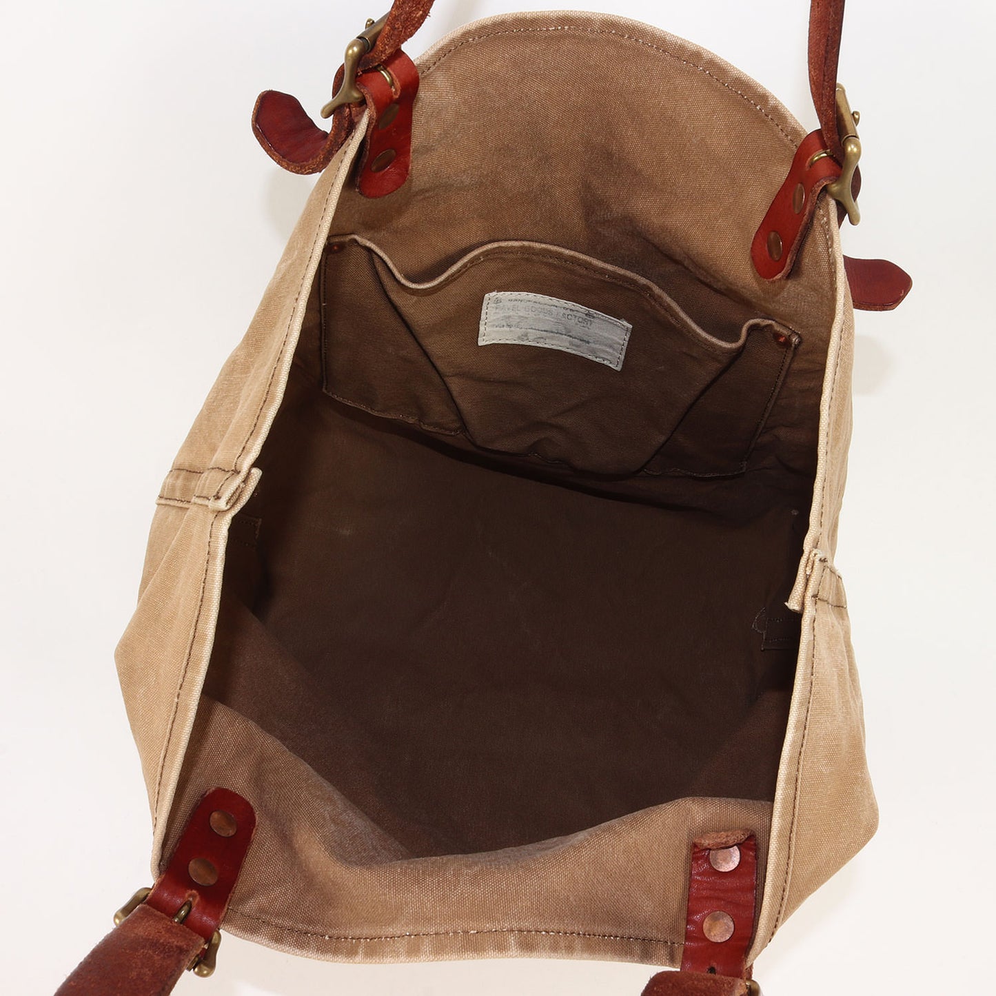 レザーハンドル キャンバス トラベル トートバッグ (Canvas × Leather Travel Tote Bag)