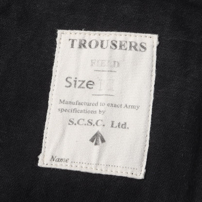 [JOHN GLUCKOW] ヘリンボーン ベイカー フィールドパンツ (Field Trousers)
