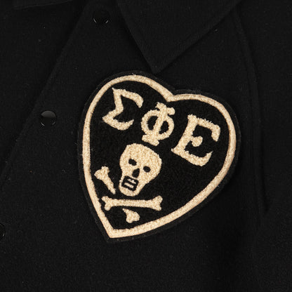 ワッペン付き メルトンウール コーチジャケット (MELTON COACH JACKET)