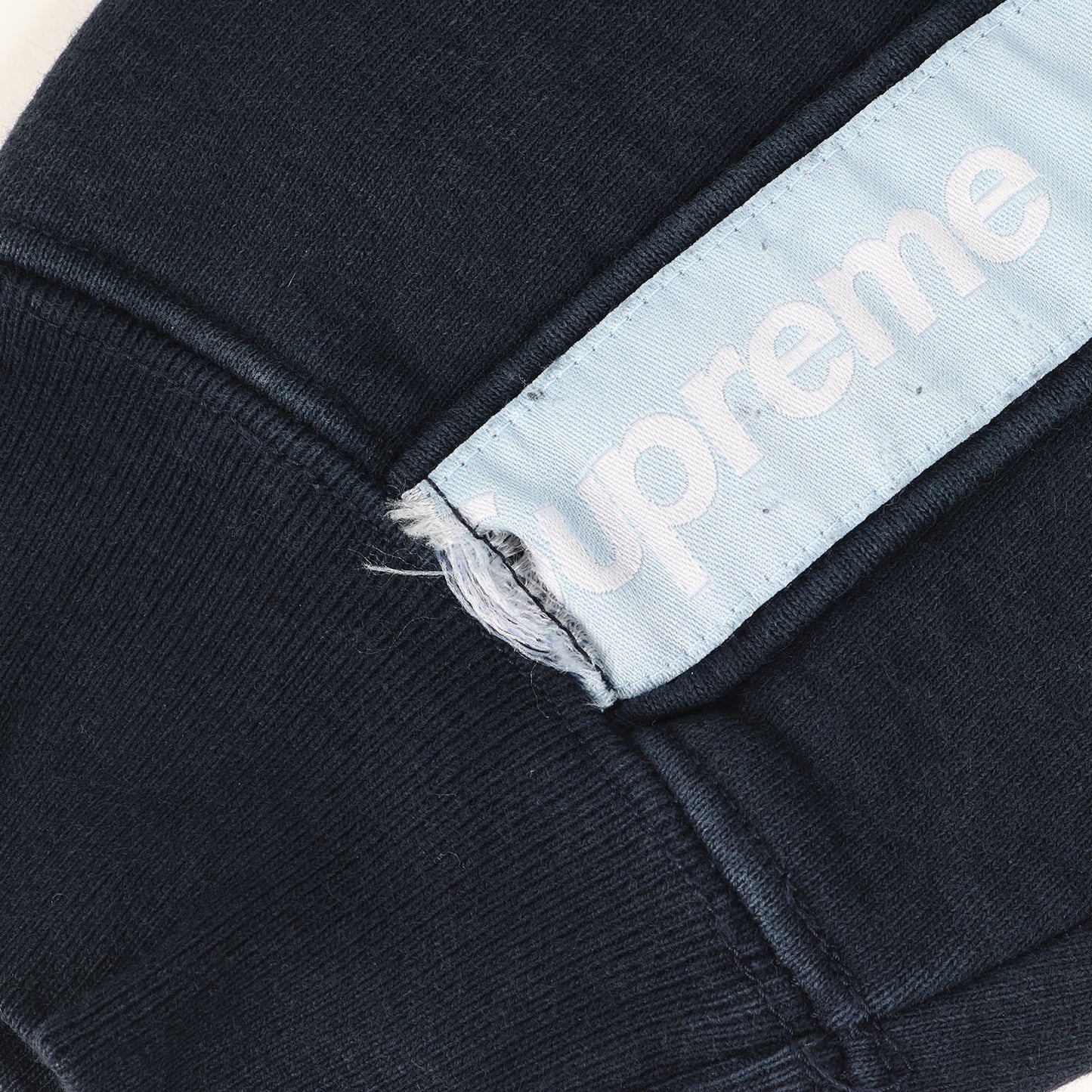 ロゴテープ ジップ スウェット パーカー(Text Stripe Zip Up Hooded Sweatshirt)