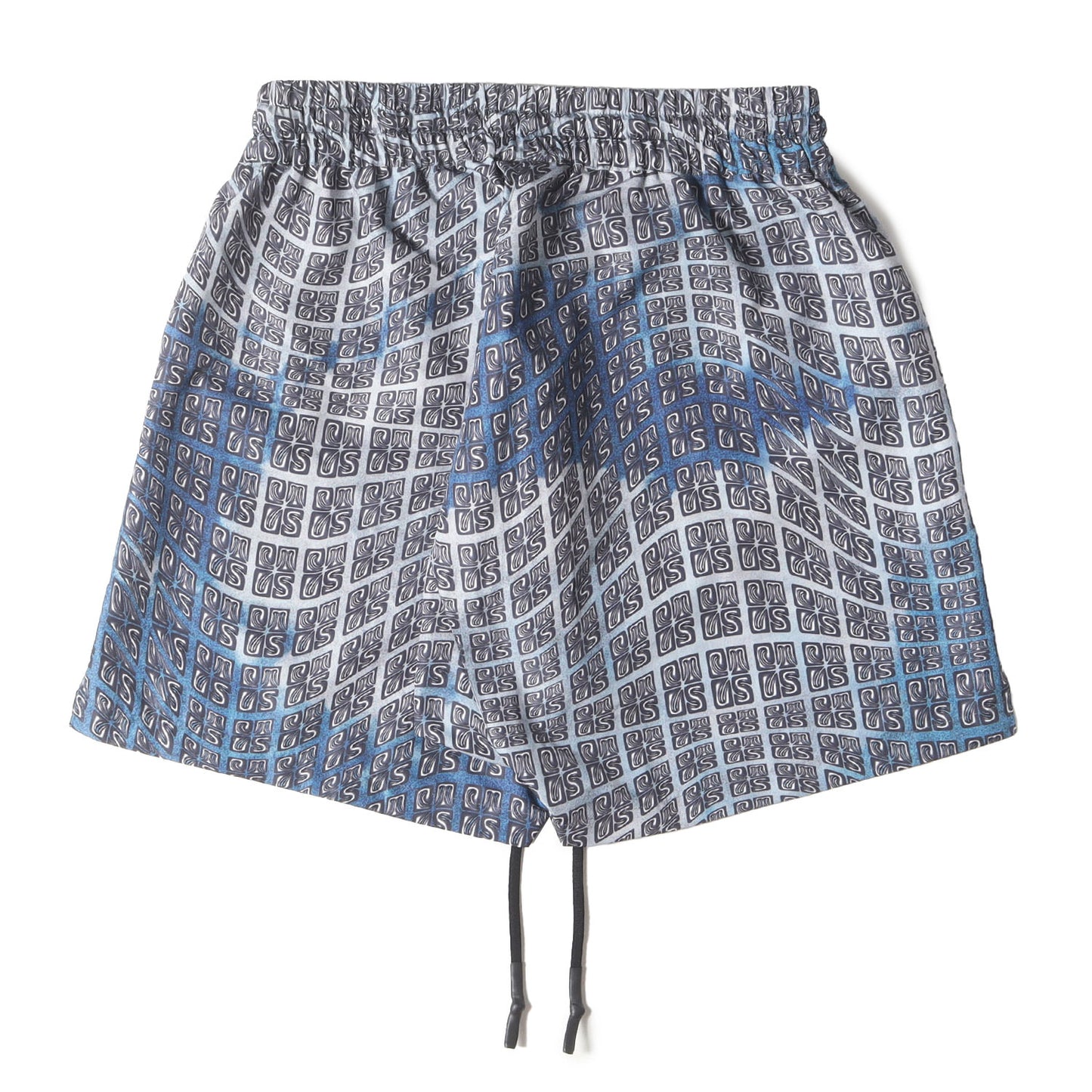 24SS 総柄デザインナイロン サルエル ショーツ