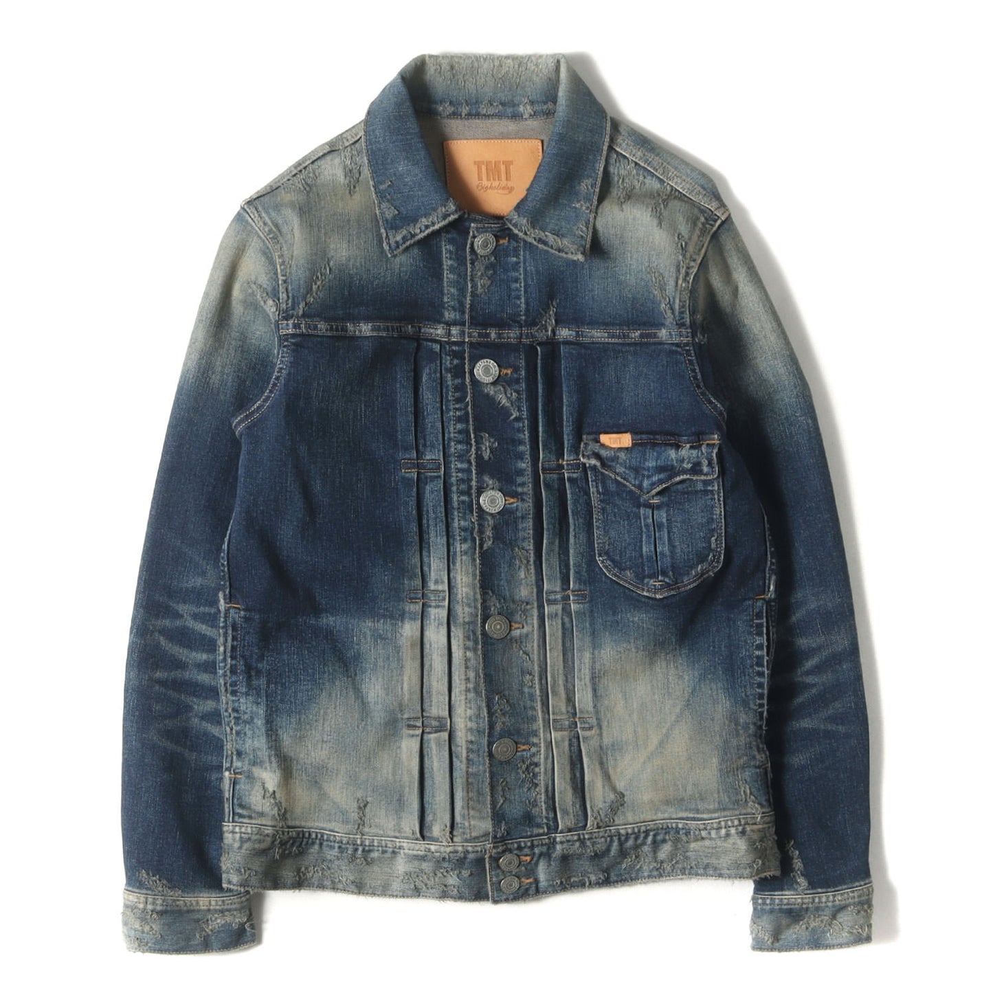 ヴィンテー加工 ハイブリッド ストレッチ 1stタイプ デニムジャケット(HYBRID-STRETCH DENIM JACKET TYPE-VINTAGE)