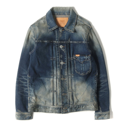 ヴィンテー加工 ハイブリッド ストレッチ 1stタイプ デニムジャケット(HYBRID-STRETCH DENIM JACKET TYPE-VINTAGE)