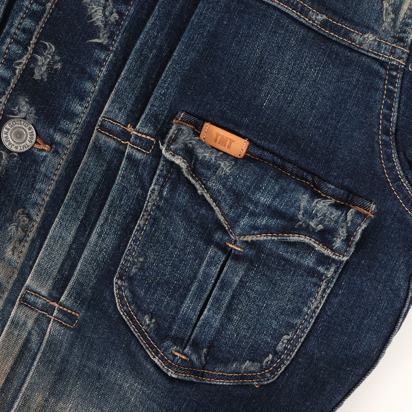 ヴィンテー加工 ハイブリッド ストレッチ 1stタイプ デニムジャケット(HYBRID-STRETCH DENIM JACKET TYPE-VINTAGE)