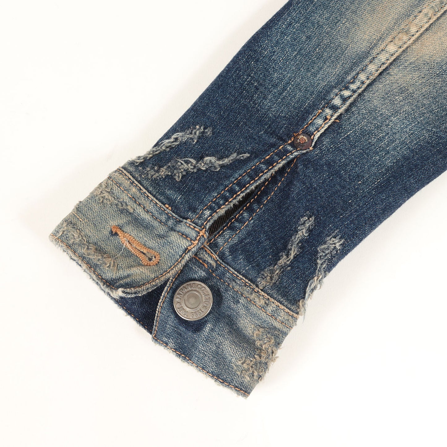 ヴィンテー加工 ハイブリッド ストレッチ 1stタイプ デニムジャケット(HYBRID-STRETCH DENIM JACKET TYPE-VINTAGE)