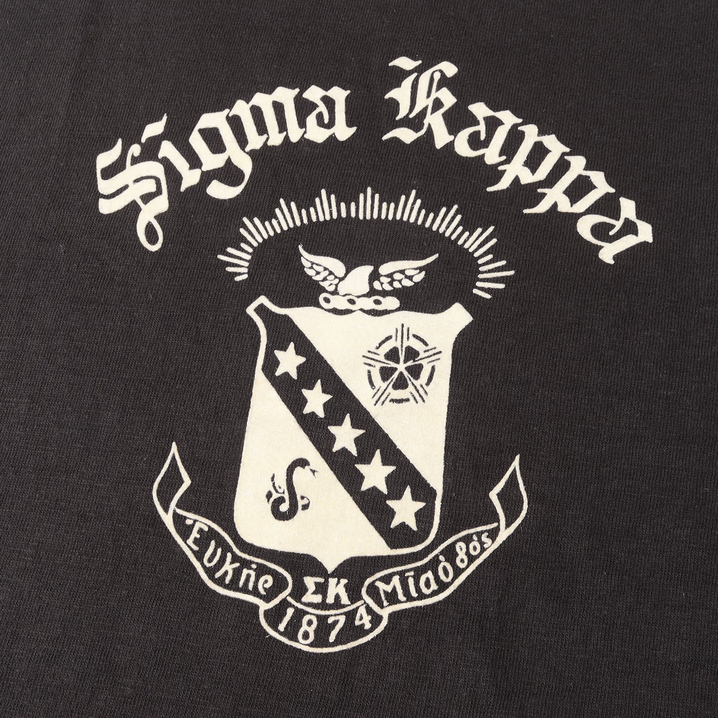 22SS フロッキープリント Tシャツ(Lot 4601 SIGMA KAPPA)