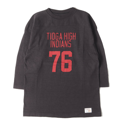 23AW プリント 7分袖 フットボール Tシャツ(Lot 4063 TIOGA HIGH)