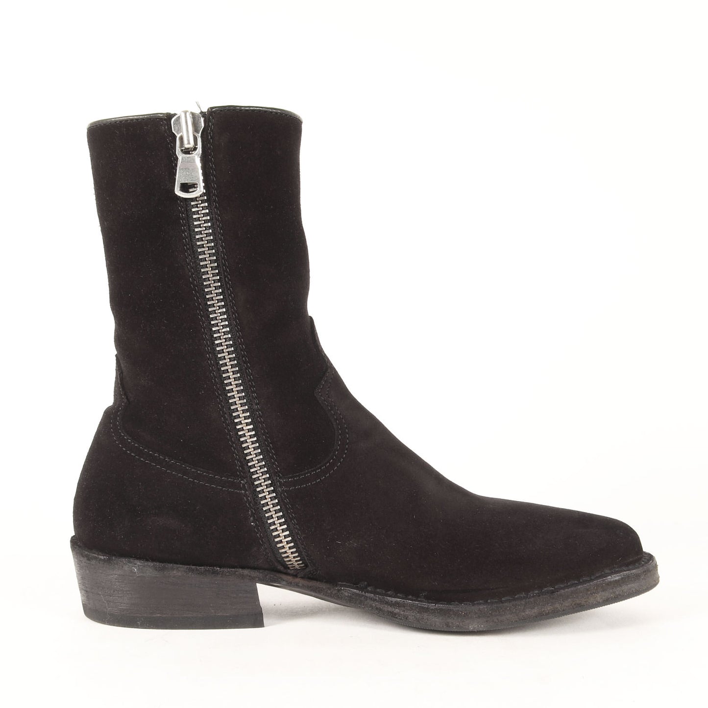 ×Rags McGREGOR ×OFFICINE CREATIVE スウェードレザー ペコスブーツ(RANCHER ZIP UP BOOTS COW SUEDE)