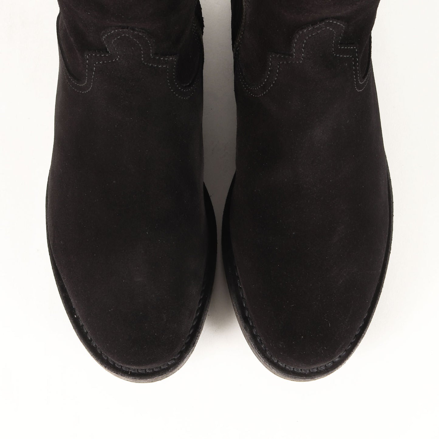 ×Rags McGREGOR ×OFFICINE CREATIVE スウェードレザー ペコスブーツ(RANCHER ZIP UP BOOTS COW SUEDE)