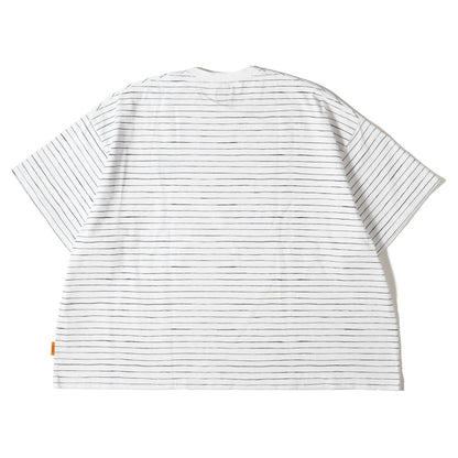 URBS別注 スーパービッグ フラット ボーダー Tシャツ(SUPER BIG FLAT SS BOADER)