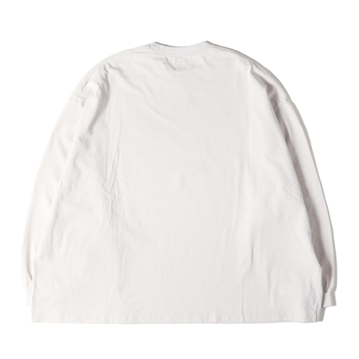 ブランドロゴ オーバーサイズ ロングスリーブ ヘビー Tシャツ(SUPER BIG FLAT LONG-SLEEVE TEE)