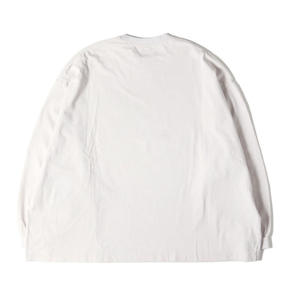 ブランドロゴ オーバーサイズ ロングスリーブ ヘビー Tシャツ(SUPER BIG FLAT LONG-SLEEVE TEE)