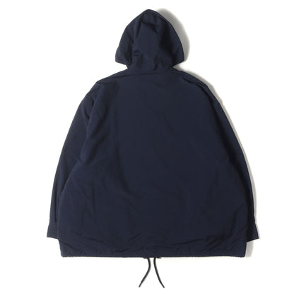 フリース ナイロン ハーフジップ プルオーバージャケット(NYLON/FLEECE HOODY JACKET)