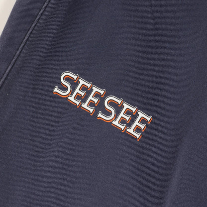 コットンツイル ワイド テーパード イージーパンツ(BAGGY CHINO)