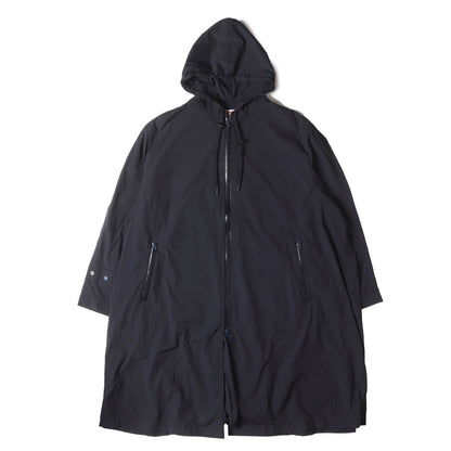 ストレッチナイロン オーバーサイズ コート(HOODY LONG COAT )