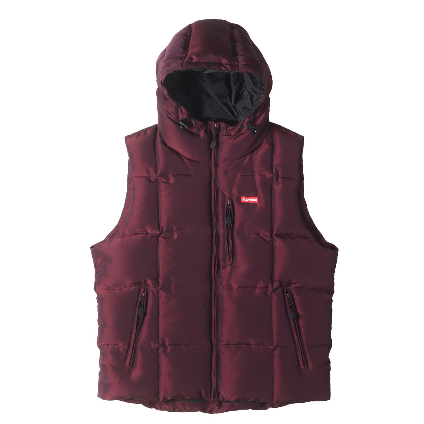 イリディセント フード付き ダウンベスト(Iridescent Puffy Vest)
