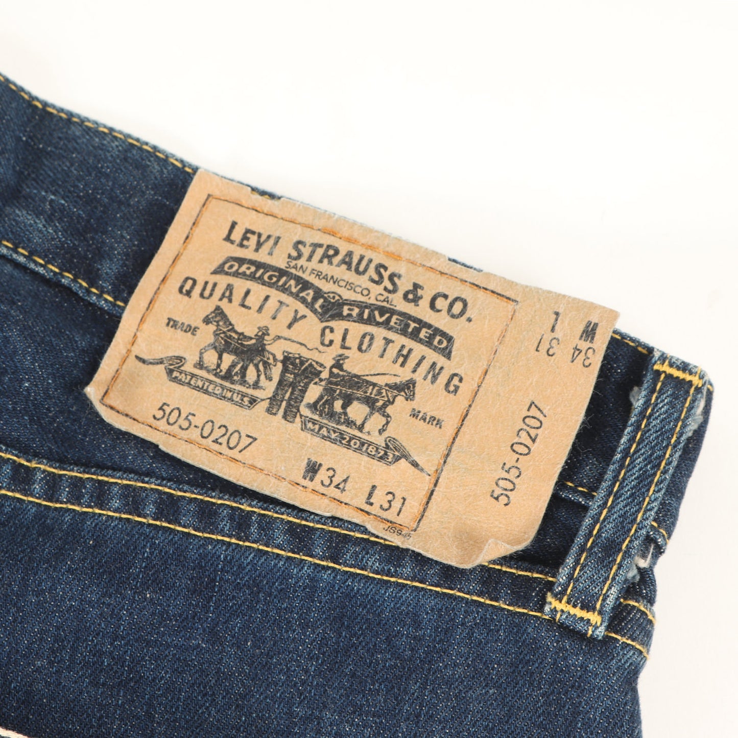 00s ×Levi's Fenom 505-207 リンスウォッシュ デニムパンツ