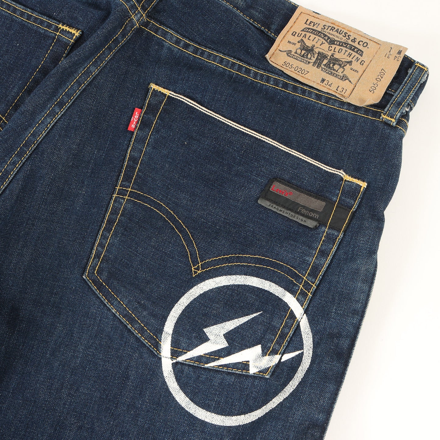 00s ×Levi's Fenom 505-207 リンスウォッシュ デニムパンツ